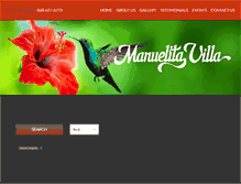 Tablet Screenshot of manuelitavilla.com